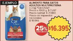 Carrefour Purina cat chow multiproteína oferta