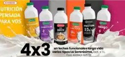 Coto La serenísima - leches funcionales larga vida varios tipos oferta