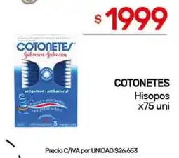 Nini Mayorista Cotonetes hisopos oferta
