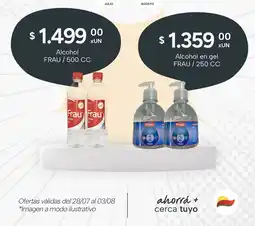 El Milagro Mayorista Frau alcohol oferta