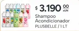 El Milagro Mayorista Plusbelle shampoo acondicionador oferta