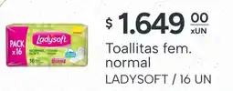 El Milagro Mayorista Ladysoft toallitas fem. normal oferta