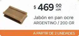 El Milagro Mayorista Argentino jabón en pan ocre oferta