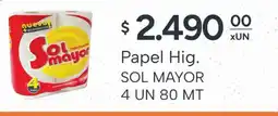 El Milagro Mayorista Sol mayor papel hig. oferta
