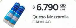 El Milagro Mayorista Calvilac queso mozzarella oferta
