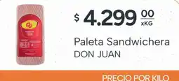 El Milagro Mayorista Don juan paleta sandwichera oferta