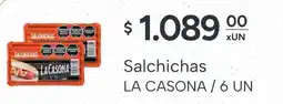 El Milagro Mayorista La casona salchichas oferta