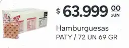 El Milagro Mayorista Paty hamburguesas oferta