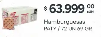 El Milagro Mayorista Paty hamburguesas oferta