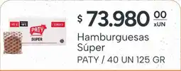 El Milagro Mayorista Paty hamburguesas súper oferta