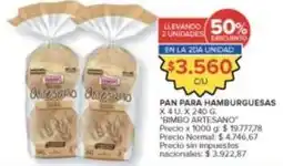 Carrefour Market Pan para hamburguesas oferta