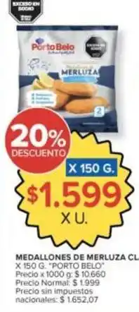 Carrefour Market Porto belo - medallones de merluza oferta