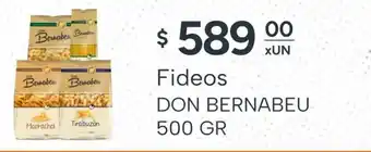 El Milagro Mayorista Don bernabeu fideos oferta