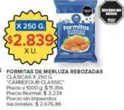Carrefour Market Formitas de merluza rebozadas clasicas oferta