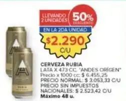 Carrefour Market Cerveza rubia lata oferta