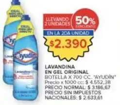 Carrefour Market Ideal - lavandina en gel original oferta