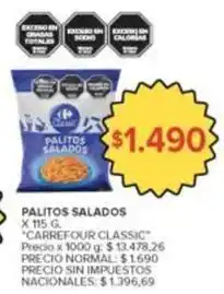 Carrefour Market Carrefour - palitos salados oferta