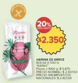 Carrefour Market Harina de arroz oferta
