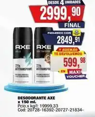 Maxiconsumo Axe - desodorante oferta