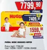 Maxiconsumo Huggies - pañal bebe hiper oferta