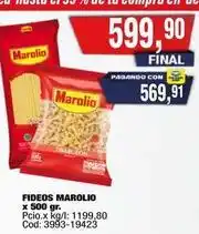 Maxiconsumo Marolio - fideos oferta