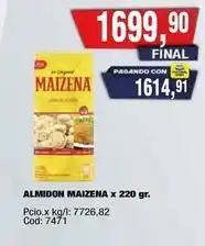 Maxiconsumo Maizena - almidon maizena x 220 gr. cod: 7471 oferta