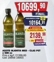 Maxiconsumo Oliovita - aceite oliovita med - clas pet oferta