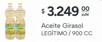 El Milagro Mayorista Legítimo aceite girasol oferta