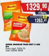 Maxiconsumo Marolio - avena trad-inst x 400 grs oferta