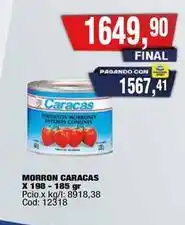 Maxiconsumo Caracas - morron oferta