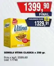 Maxiconsumo Vitina - semola clasica oferta