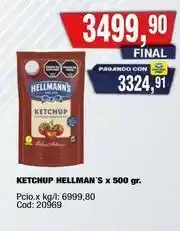 Maxiconsumo Ketchup oferta