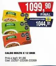 Maxiconsumo Molto - caldo molto x 12 unid oferta