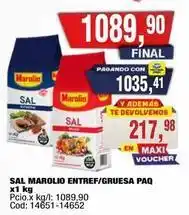 Maxiconsumo Marolio - sal marolio entref/gruesa paq oferta