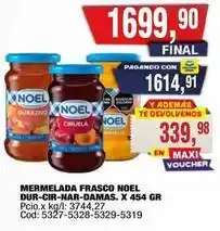 Maxiconsumo Noel - mermelada frasco oferta