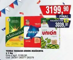 Maxiconsumo Mañanita - yerba taragui-union-ma	ilde{n}anita oferta