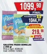 Maxiconsumo Paseo - galletas paseo semillas oferta