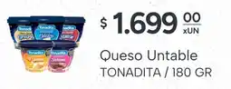 El Milagro Mayorista Tonadita queso untable oferta