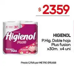 Nini Mayorista HIGIENOL P.Hig. Doble hoja Plus fusion oferta