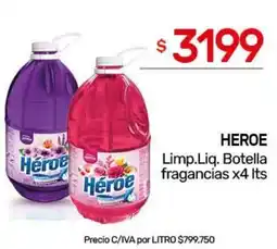 Nini Mayorista Heroe limp.liq. botella fragancias oferta