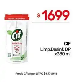 Nini Mayorista CIF Limp.Desinf. DP oferta