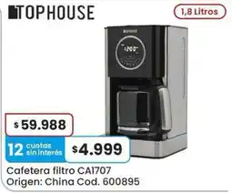 Coto Tophouse cafetera filtro oferta