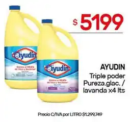 Nini Mayorista Ayudin triple poder pureza.glac./ lavanda oferta
