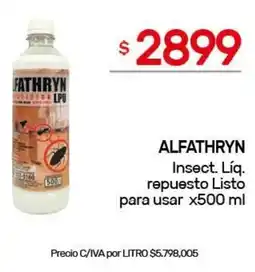 Nini Mayorista ALFATHRYN Insect. Líq. repuesto Listo para usar oferta