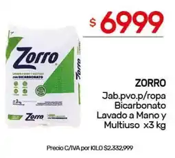 Nini Mayorista Zorro jab.pvo.p/ropa bicarbonato lavado a mano y multiuso oferta