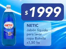 Nini Mayorista Netic jabón líquido para lavar ropa botella oferta