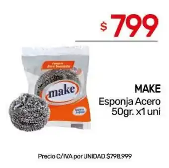 Nini Mayorista Make esponja acero oferta