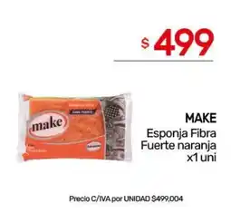 Nini Mayorista Make esponja fibra fuerte naranja oferta