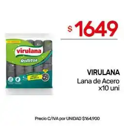 Nini Mayorista Virulana lana de acero oferta