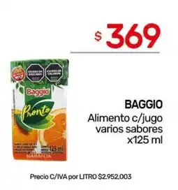 Nini Mayorista BAGGIO Alimento c/jugo oferta